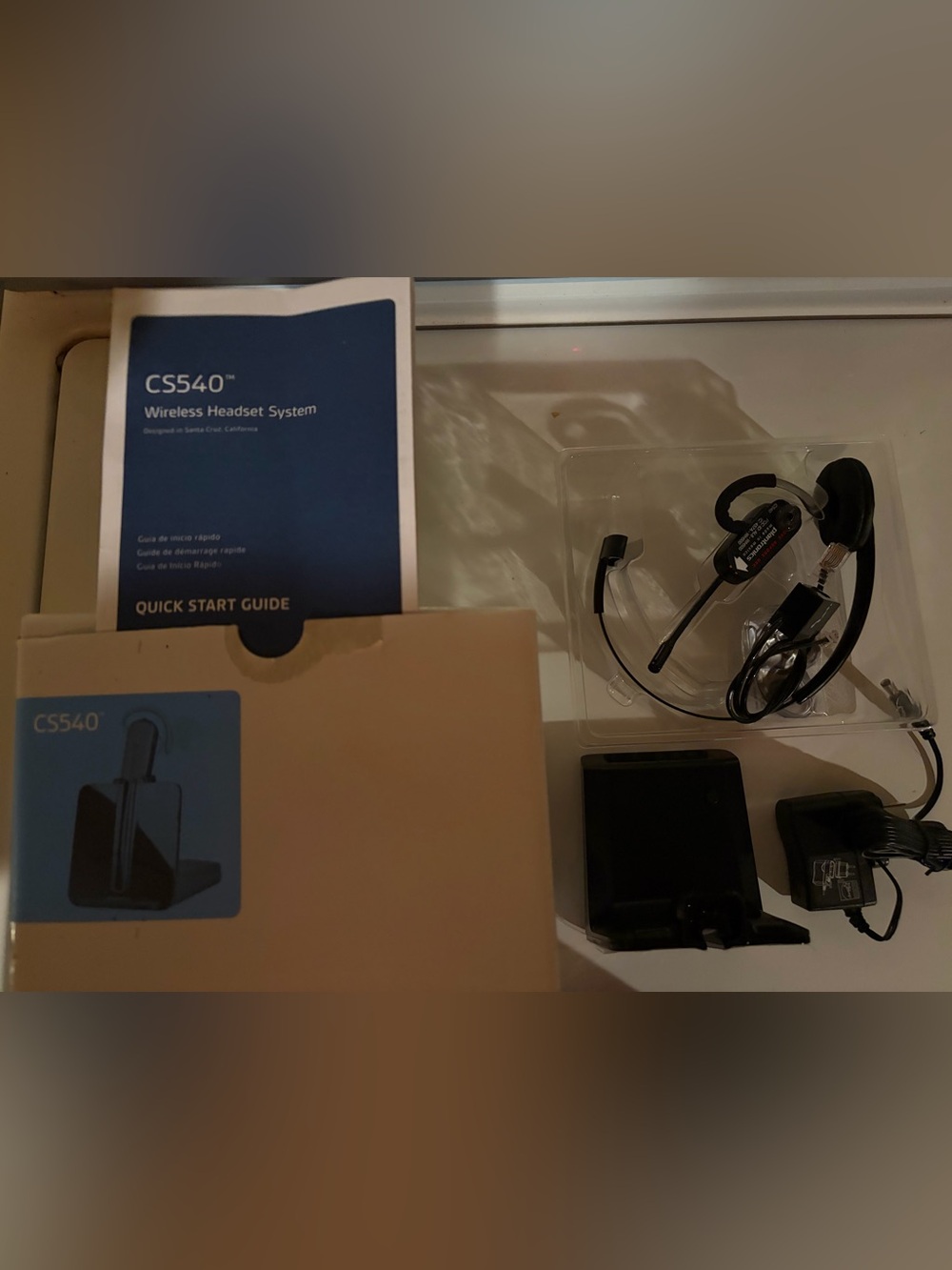 Plantronics CS540 Wireless Headset System - Black